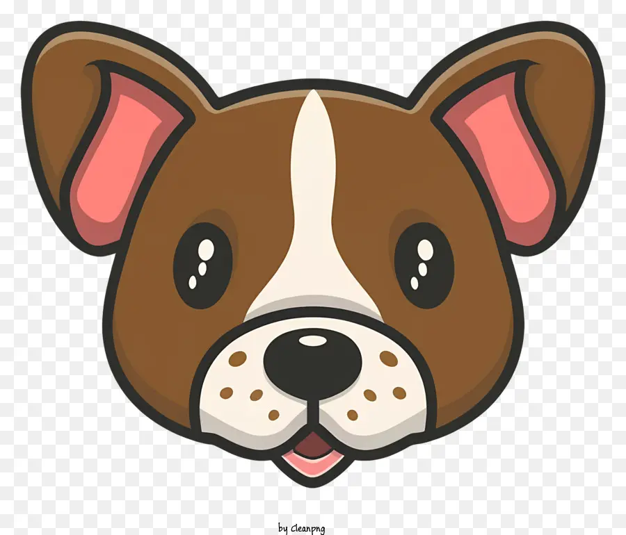 Anjing Coklat，Hidung Besar PNG