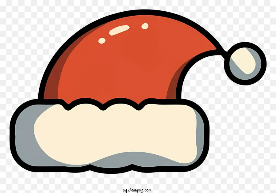 Topi Santas，Merah Dan Topi Putih PNG