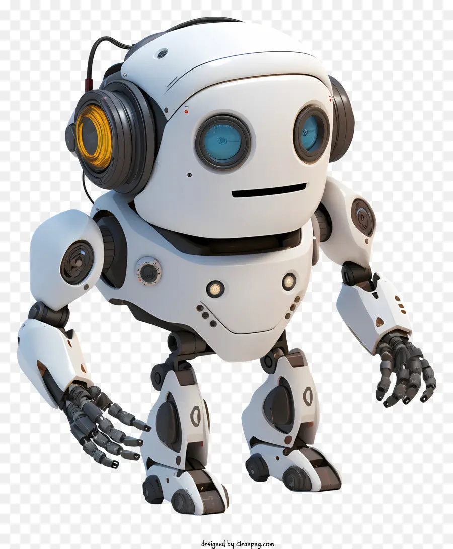 Robot Putih，Robot PNG