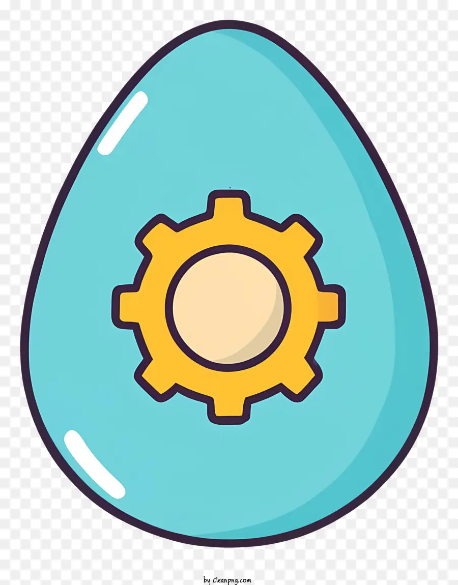 Telur Dengan Roda Gigi，Kartun Telur PNG