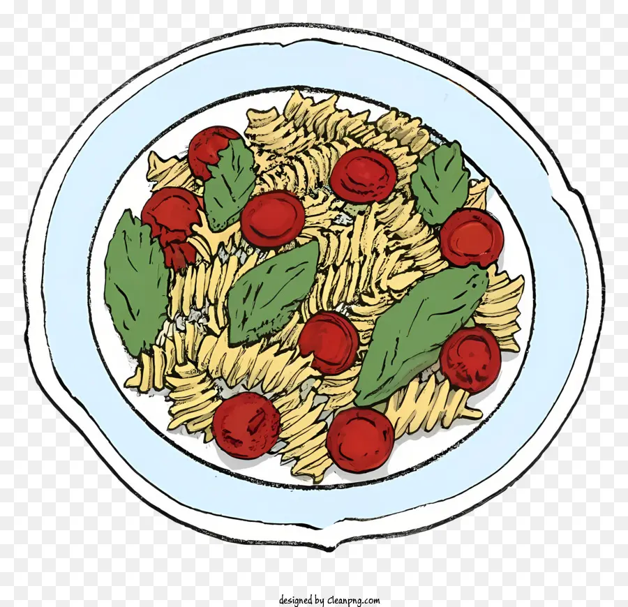 Pasta，Salad Semacam Spageti PNG