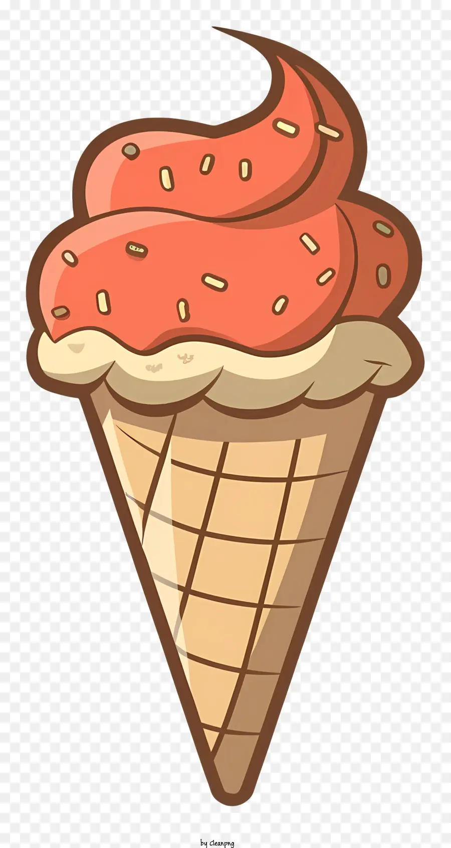 Kerucut Wafel，Kerucut Es Krim PNG