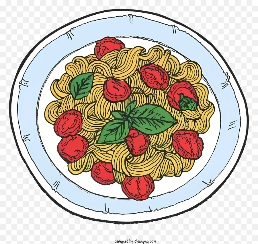 Pasta，Spageti Dengan Tomat PNG