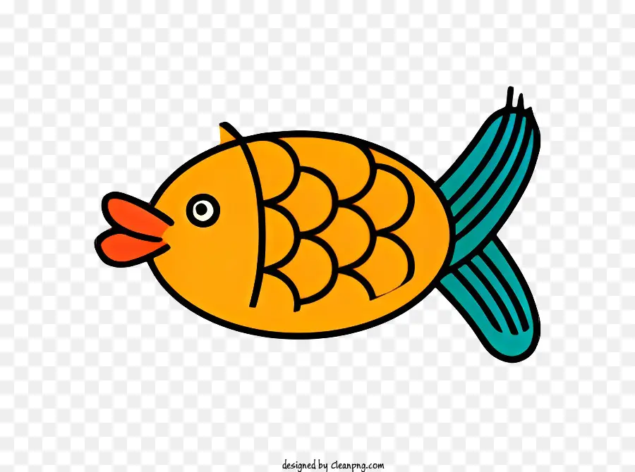Kartun Ikan，Ekor Panjang PNG