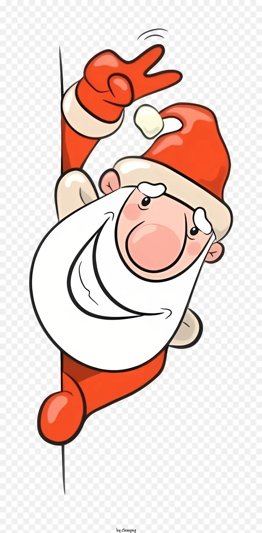 Kartun Ilustrasi，Topi Santa Claus PNG