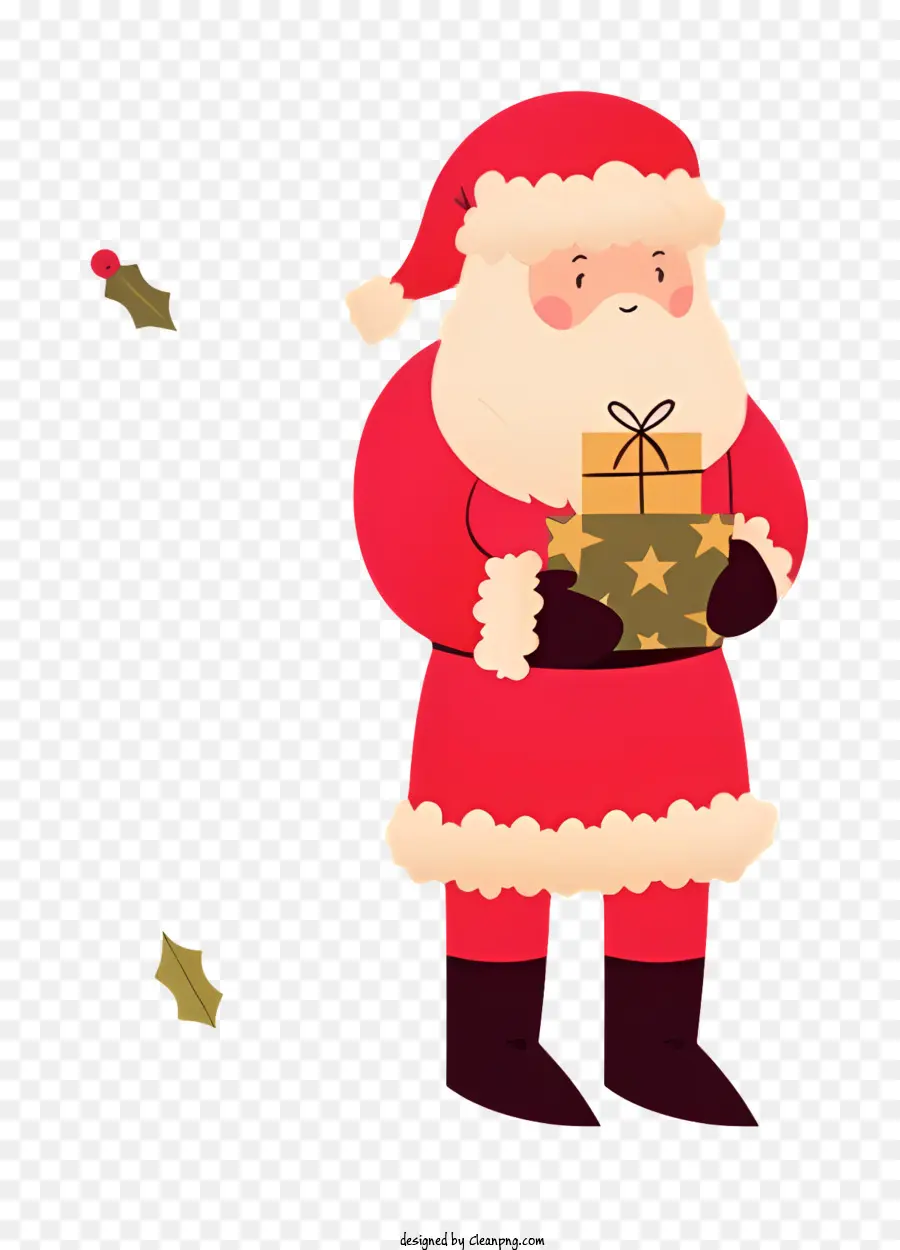 Santa Claus，Kado PNG