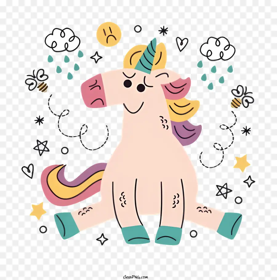 Unicorn，Unicorn Yang Lucu PNG