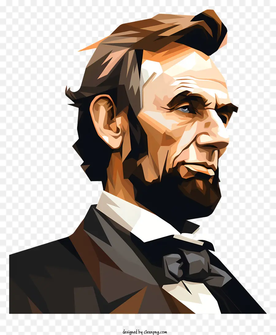 Abraham Lincoln，Presiden Ke 16 PNG