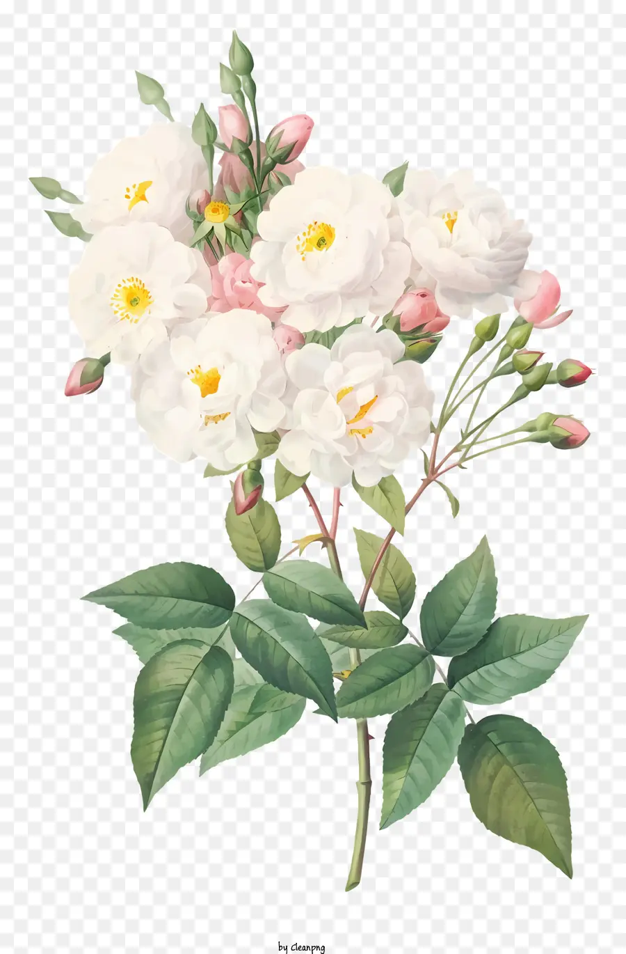 Mawar Putih，Karangan PNG
