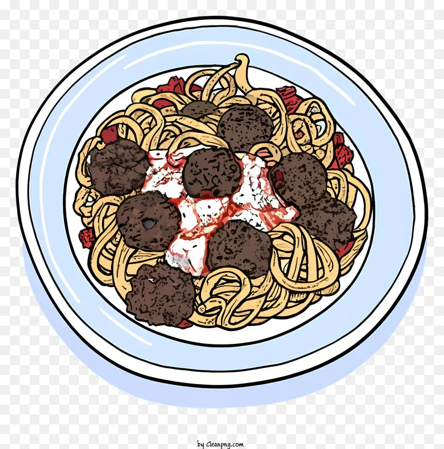 Spaghetti，Bakso PNG