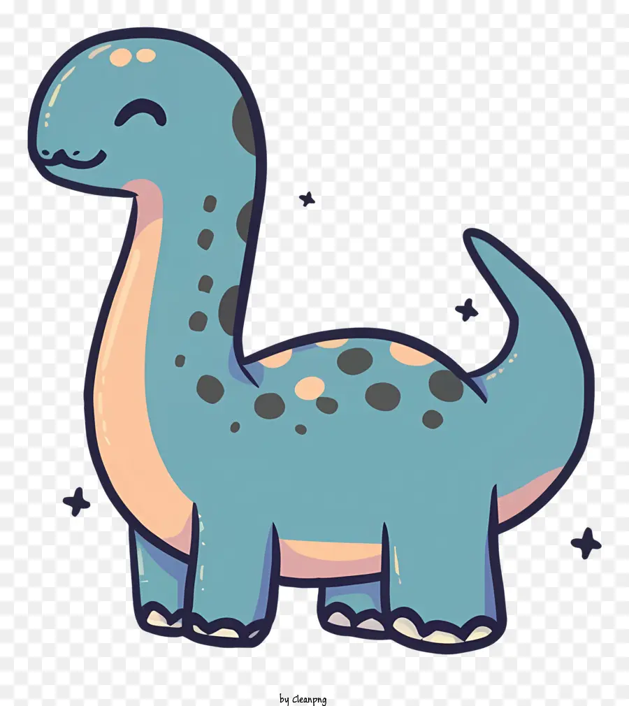 Dinosaurus Kartun，Dinosaurus Biru PNG