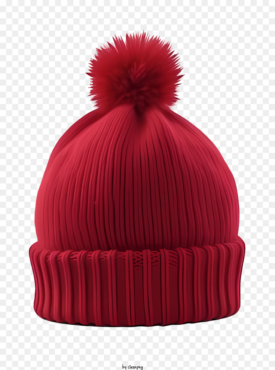 Topi Rajutan Merah，Beanie Merah PNG