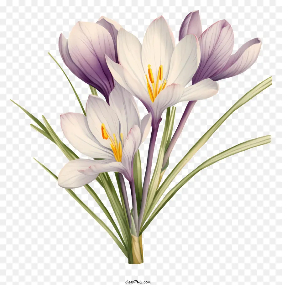 Karangan，Bunga Putih PNG