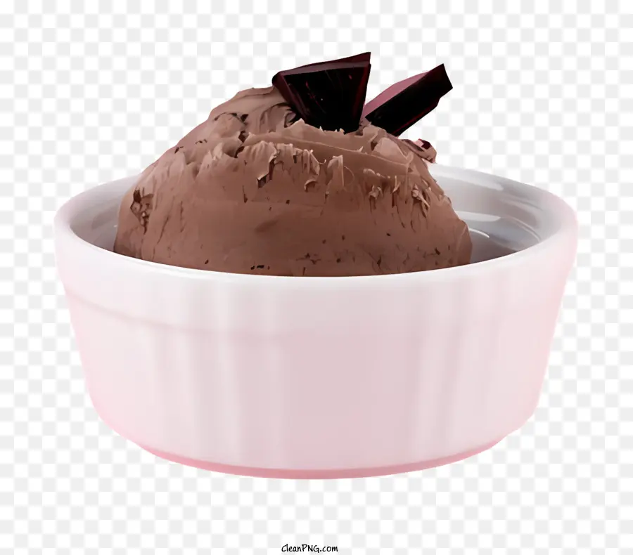 Mangkuk，Es Krim Coklat PNG