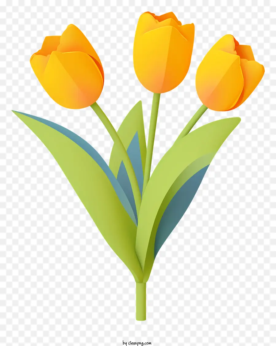 Tulip，Karangan Bunga PNG