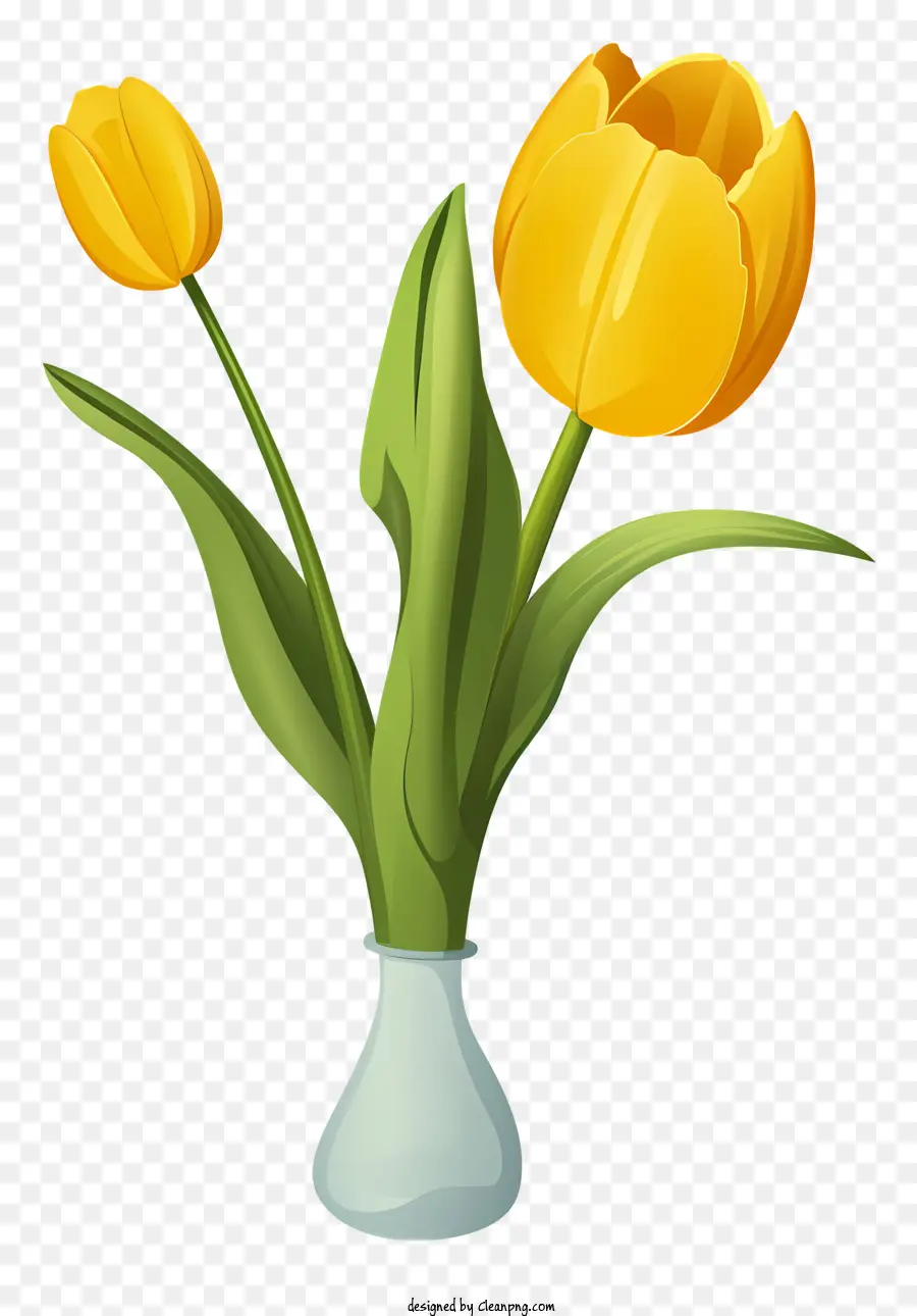 Vas，Tulip Kuning PNG