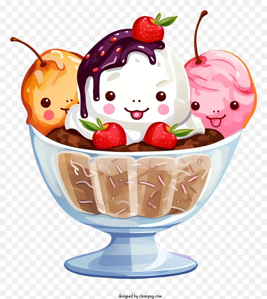 Es Krim Sundae，Es Krim PNG