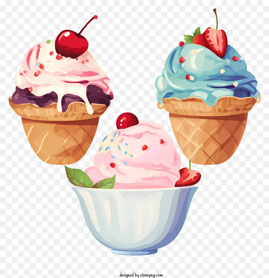 Es Krim，Kerucut PNG