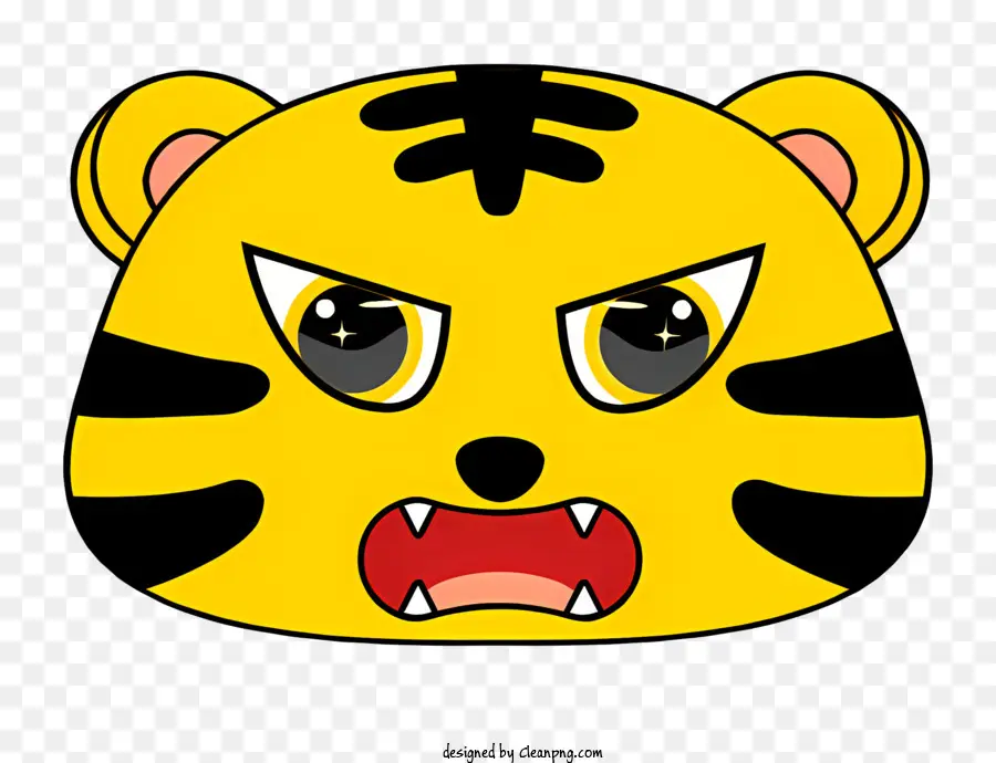 Harimau Marah，Tiger Kuning PNG