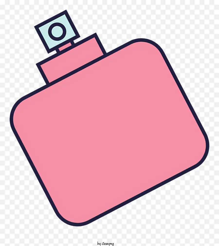 Pink Botol Parfum，Topi Hitam PNG