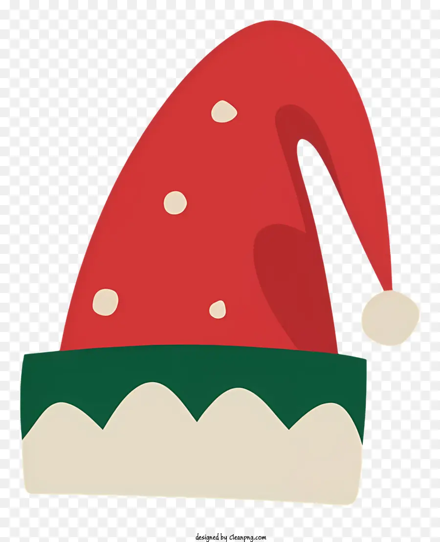 Topi Santa，Merah Dan Topi Putih PNG