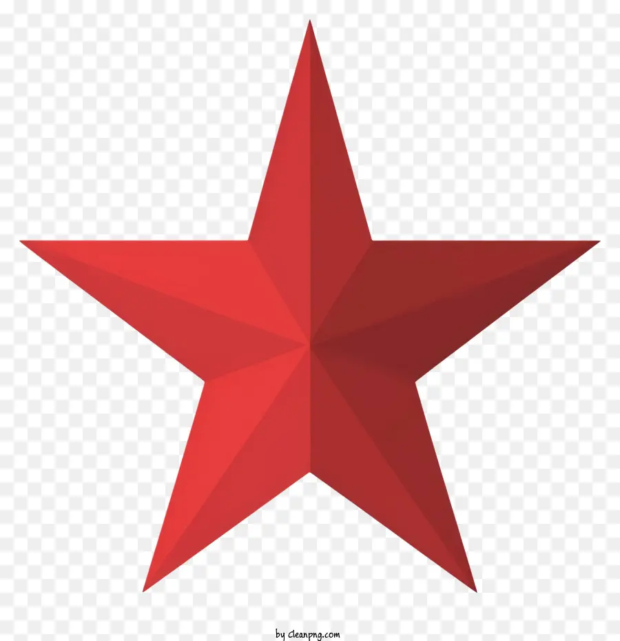 Bintang Merah，Pentagram PNG