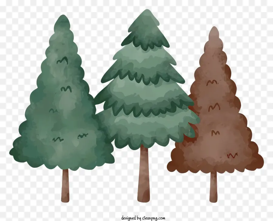 Pohon Pohon Tinggi，Pohon Tipis PNG