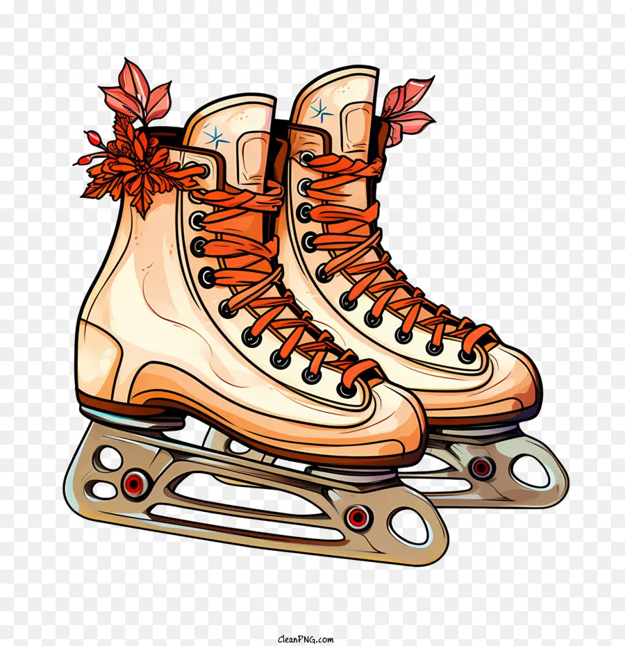 Sepatu Sepatu Roda，Ice Skates PNG