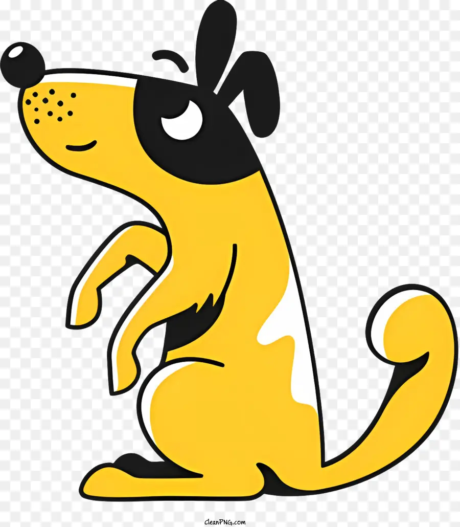 Kartun Anjing，Kuning PNG