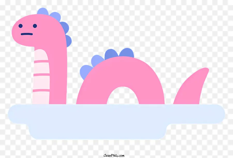 Pink Dinosaurus，Biru Ekor PNG