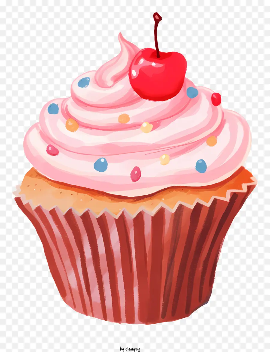 Cupcake，Merah Muda Cupcake PNG
