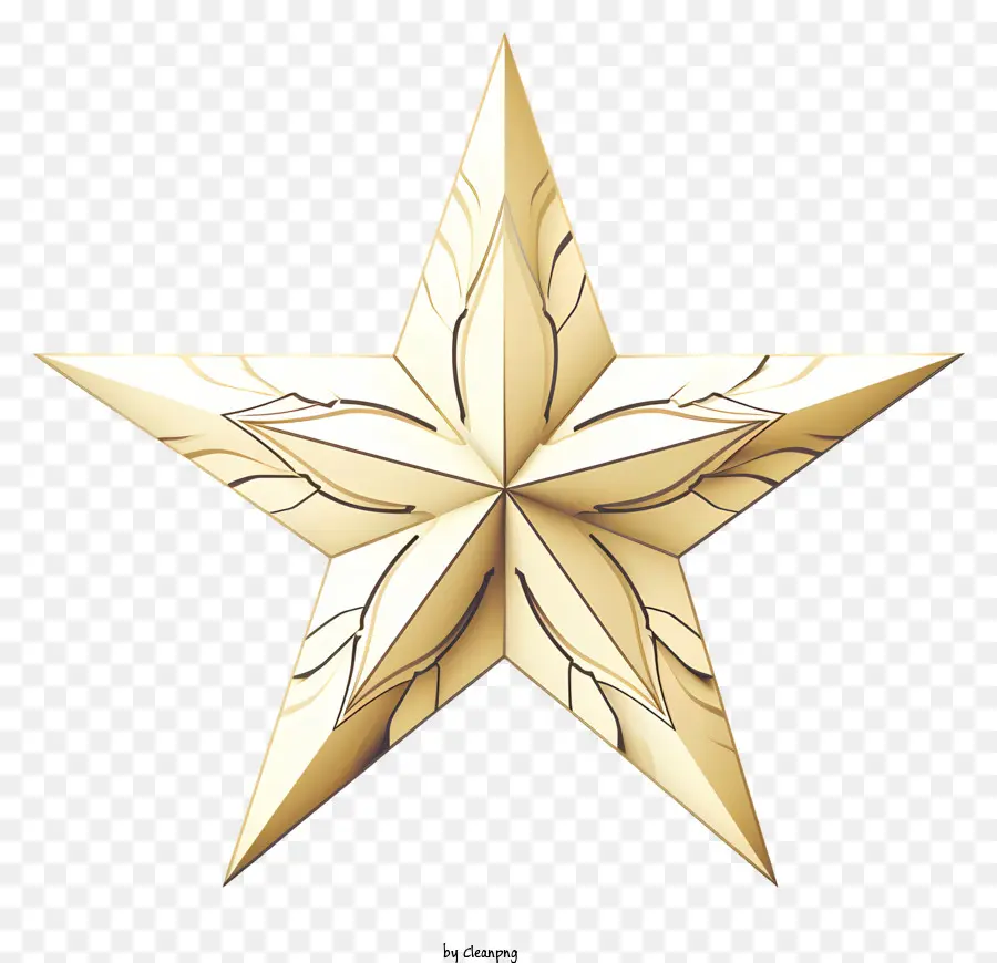 Bintang Emas，Bentuk Rumit PNG