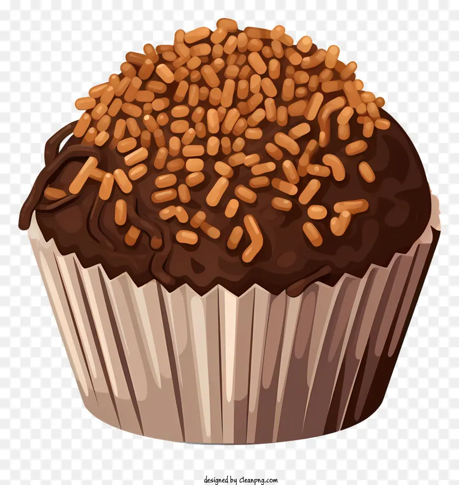 Cupcake Cokelat，Cokelat Chip PNG