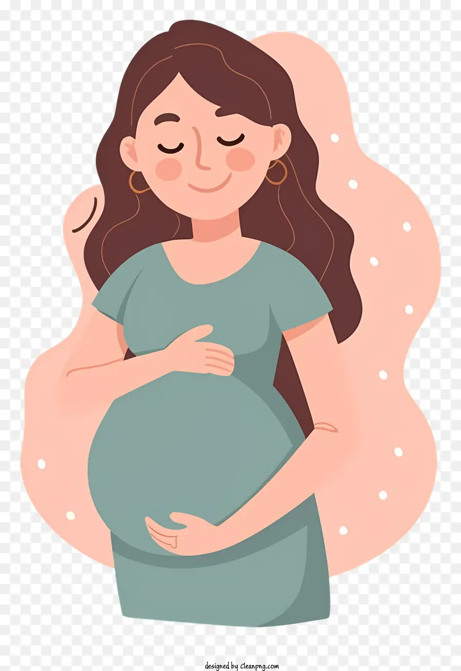 Kehamilan，Wanita Hamil PNG