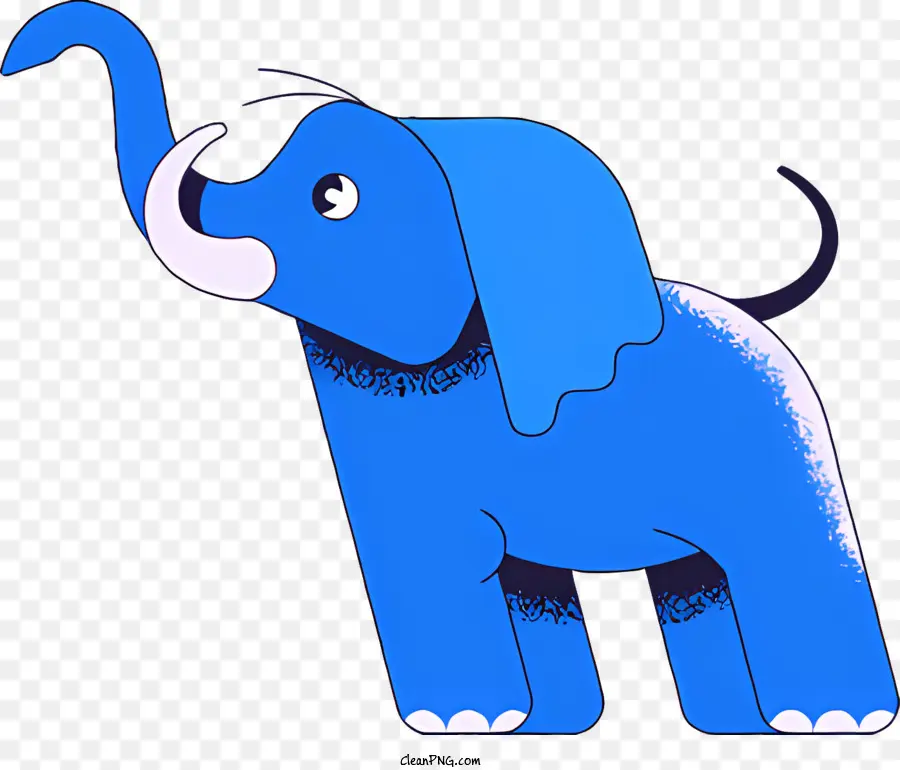 Kartun Gajah，Gajah Biru PNG