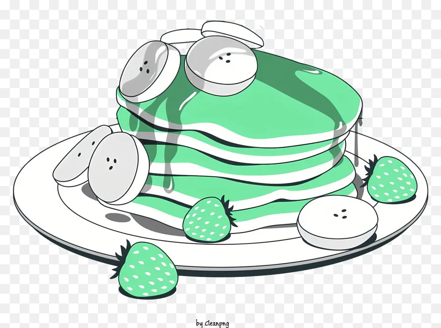 Pancake，Stroberi PNG