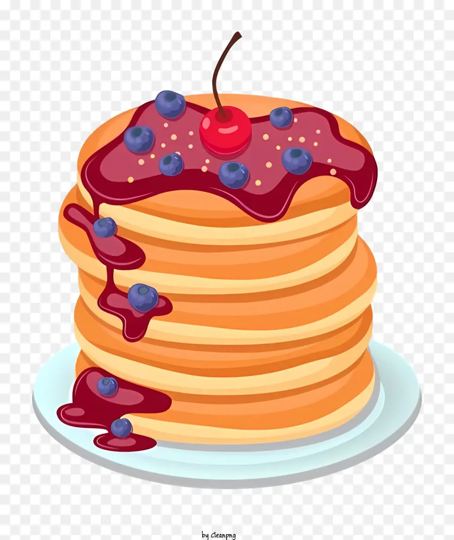 Pancake，Pancake Dengan Sirup PNG