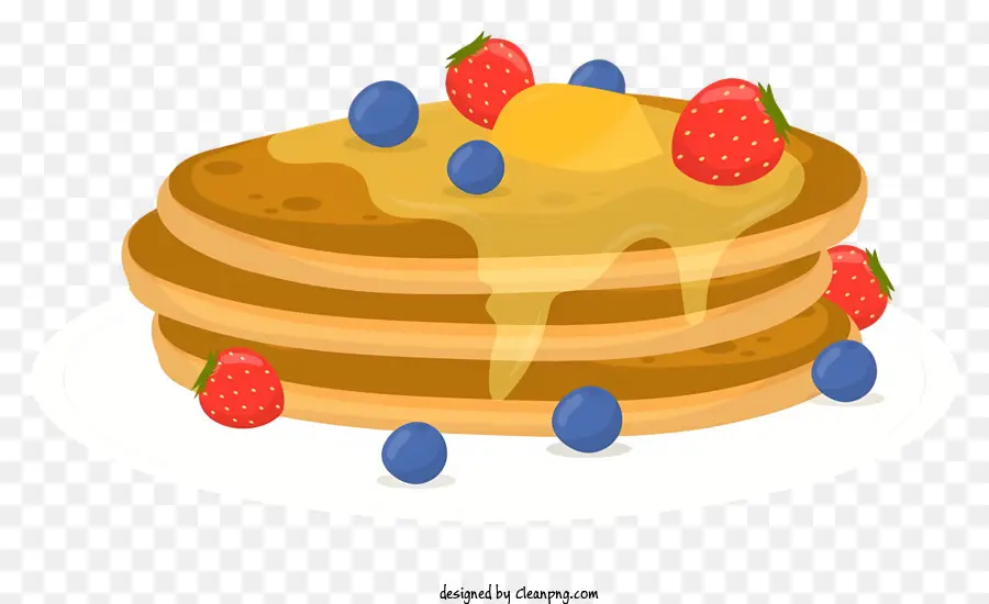 Pancake，Stroberi PNG