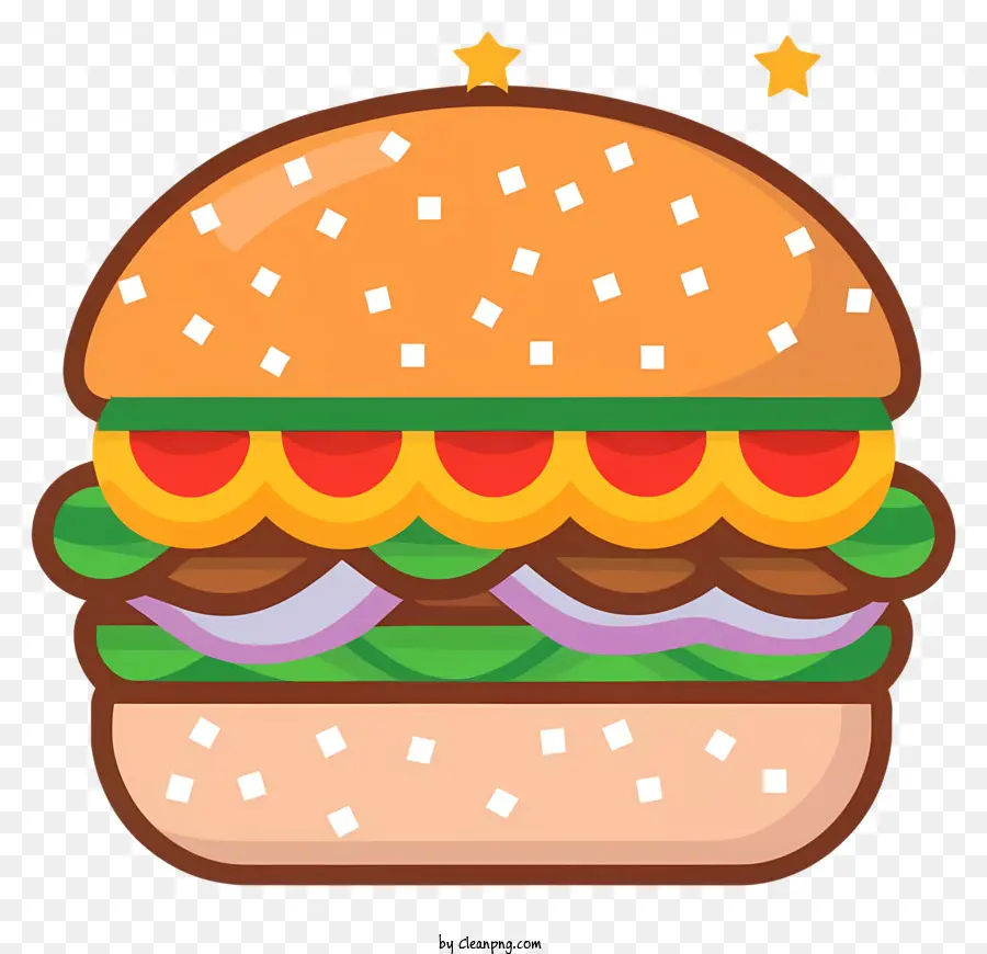 Hamburger，Burgernya PNG