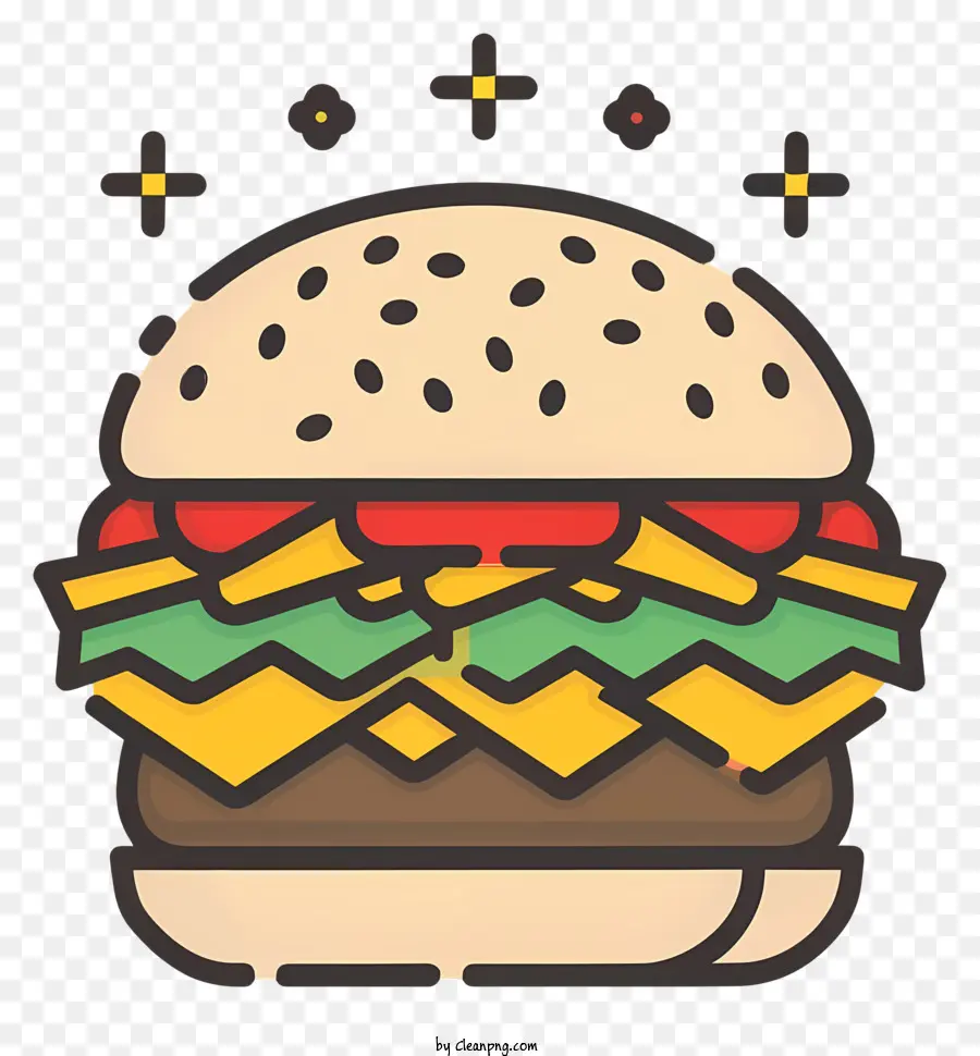 Hamburger，Burgernya PNG