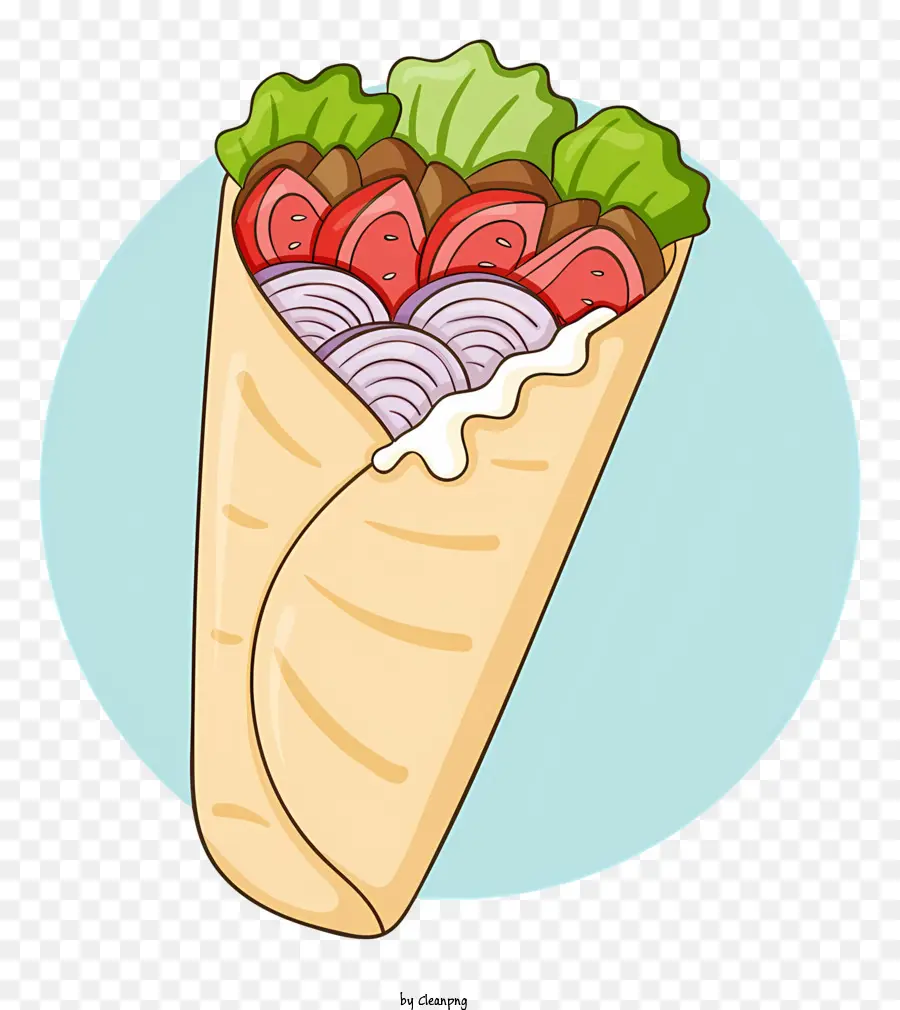 Gyro，Bungkus Shawarma PNG