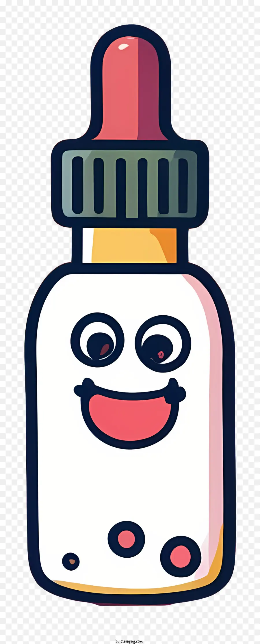 Botol Wajah Tersenyum，Karakter Kartun PNG