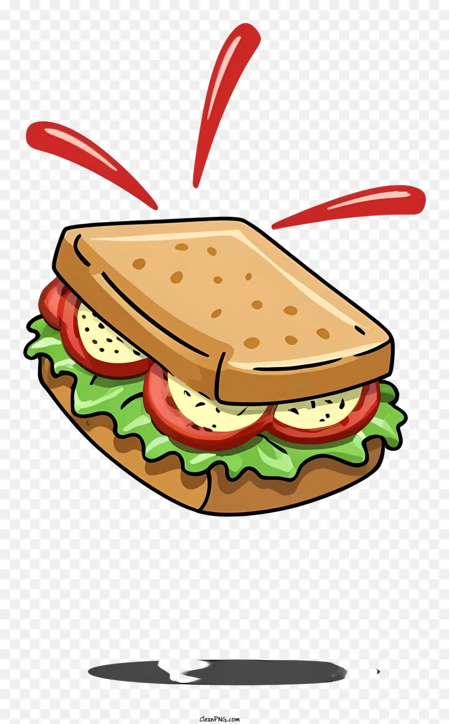 Sandwich，Makan Siang PNG