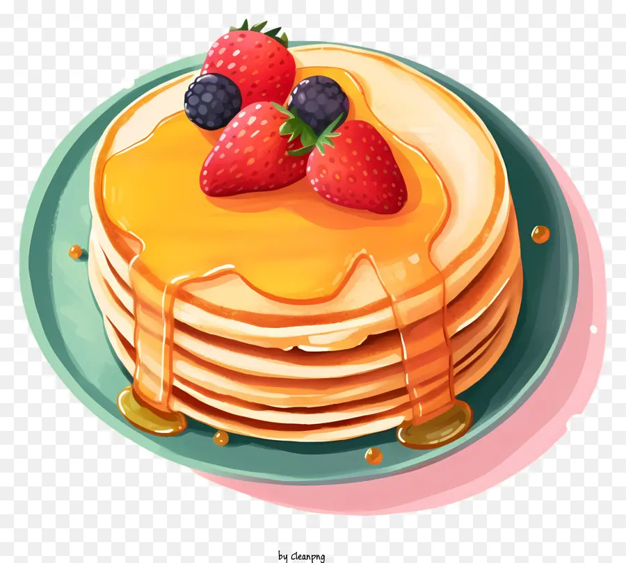 Pancake，Stroberi PNG