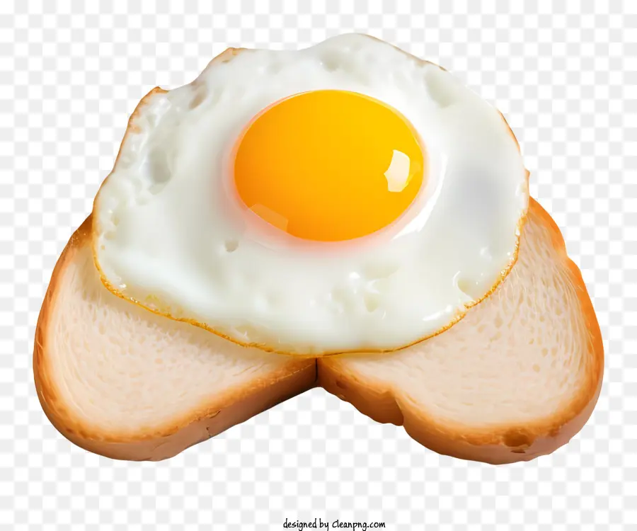 Roti Sandwich，Telur Di Atas Roti Panggang PNG
