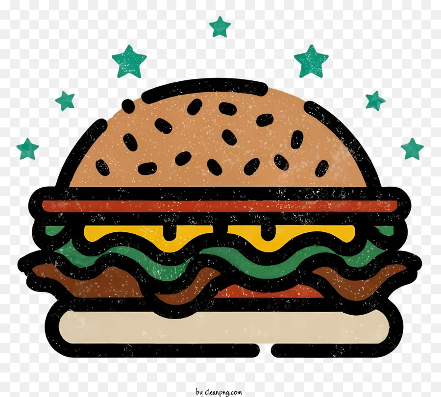 Hamburger，Burgernya PNG