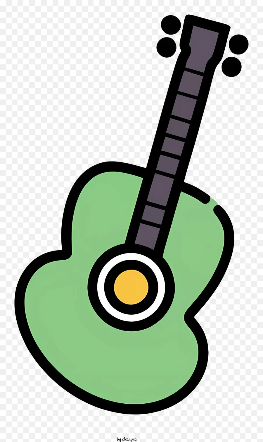 Gitar Hijau，Musik PNG