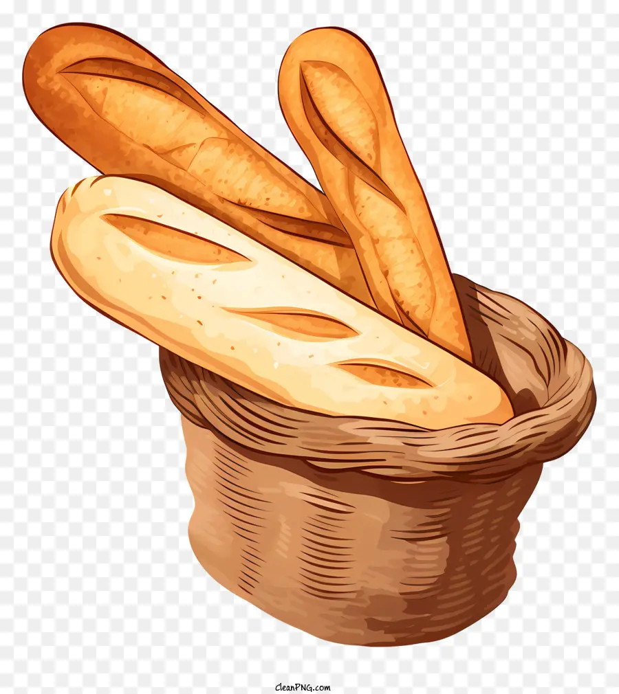 Baguette，Baru Dipanggang PNG