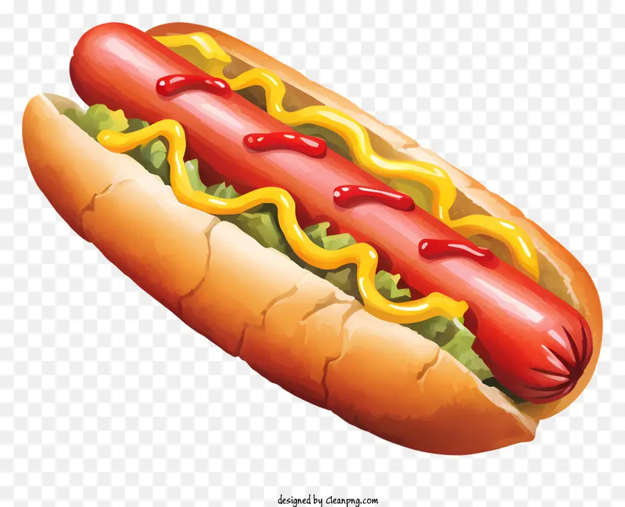 Hot Dog，Camilan PNG