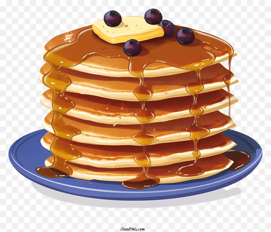 Pancake，Pancake Dengan Sirup PNG